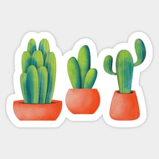 Cacti plant Sticker